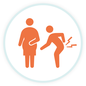 腰痛・ぽっこりお腹